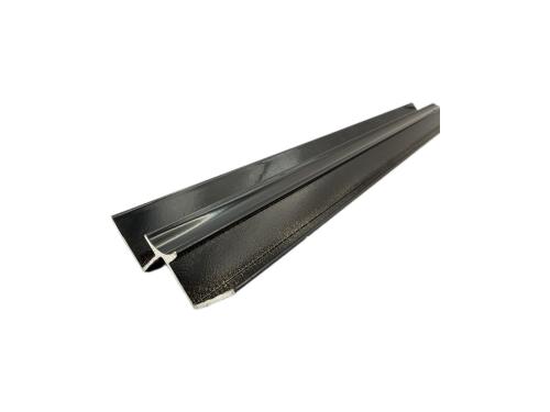 Fit & Forget 10mm Black Aluminium Internal Corner Trim