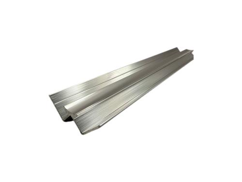 Fit & Forget 10mm Silver Aluminium Internal Corner Trim