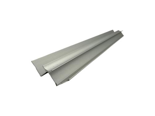 Fit & Forget 10mm Satin Aluminium Internal Corner 2.4m