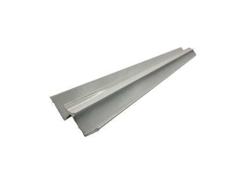 10mm White Aluminium Internal Corner Trim 2.4m