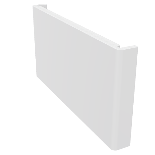 410mm Double Leg Full Replacement Fascia White