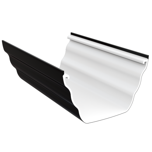 4m Ogee Gutter Black (700 Centres)