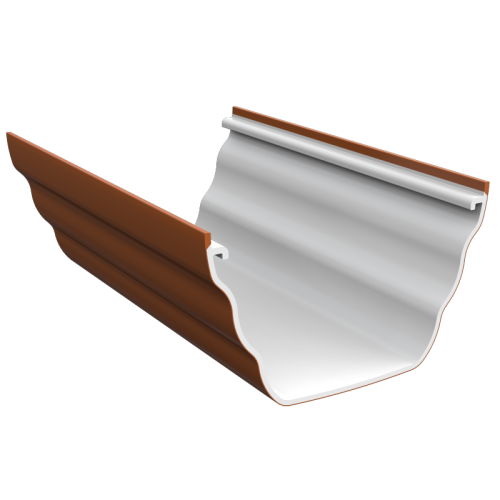 4m Ogee Gutter Caramel (700 Centres)