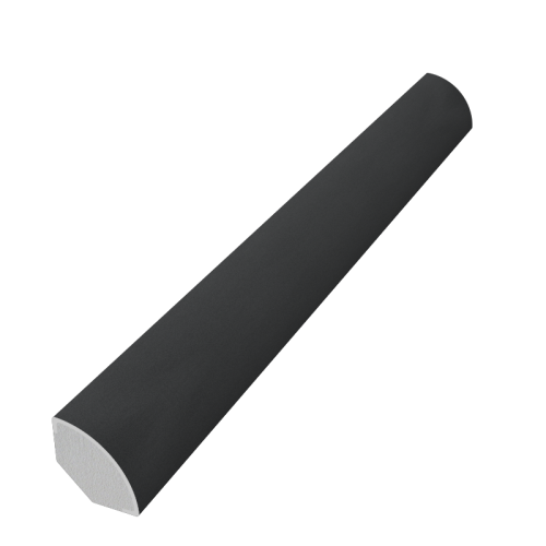 Freefoam Small Quadrant Window Trim Smooth Foiled Black RAL 9011