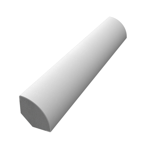 Freefoam 19mm Quadrant Window Trim White Ash RAL 9010