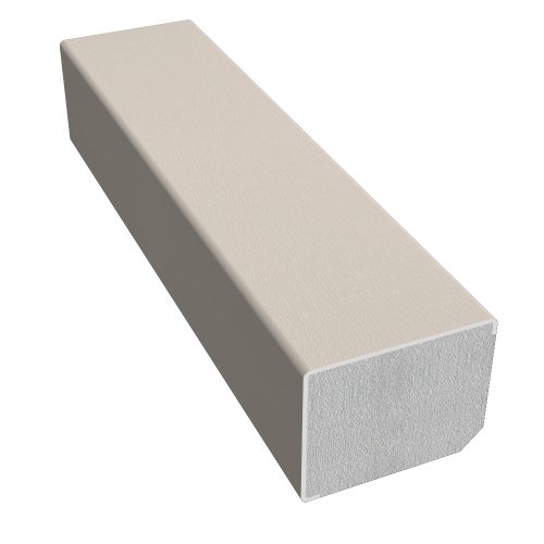 Freefoam 25mm x 20mm Square Window Trim Woodgrain Cream Ash RAL 9001