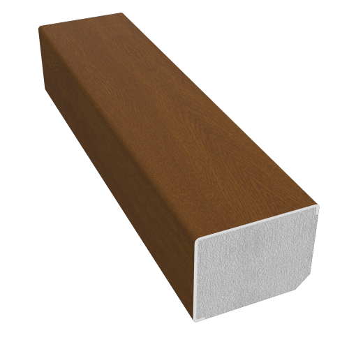 Freefoam 25mm x 20mm Square Window Trim Woodgrain Golden Oak RAL 8001