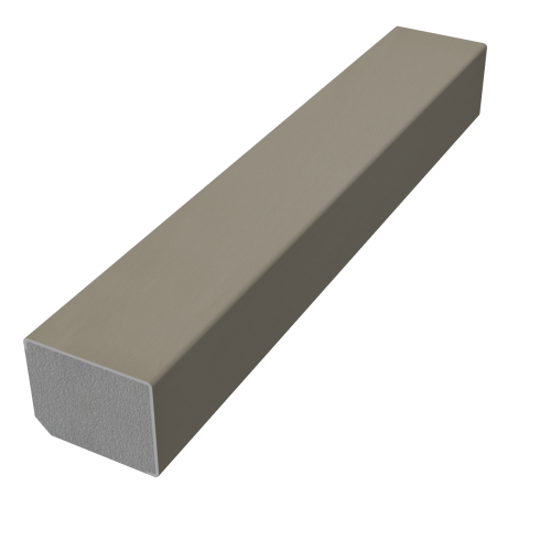 Freefoam 25mm x 20mm Square Window Trim Foiled Claystone
