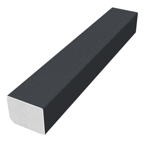 Freefoam 25mm x 20mm Square Window Trim Foiled Slate Grey RAL 7015