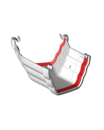 150* Gutter Angle Ogee White
