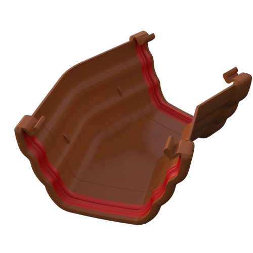 150* Gutter Angle Ogee Caramel