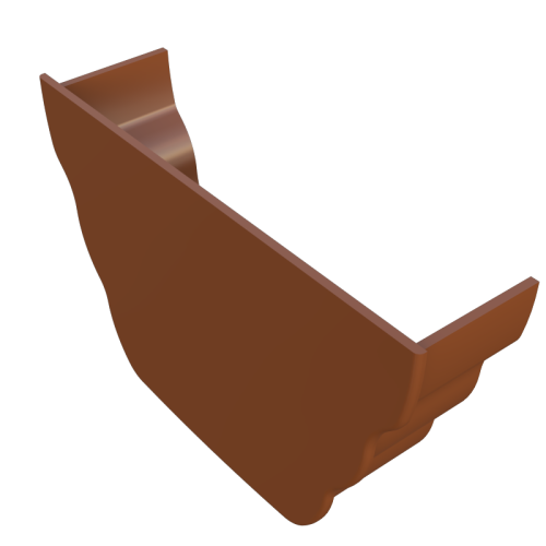 Internal Stop End Ogee Caramel