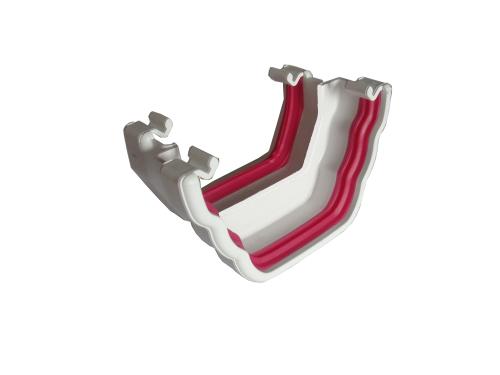 Ogee to Square Adaptor White