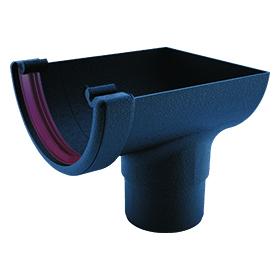 Stop End Outlet Round Cast Effect