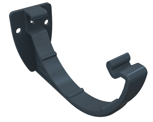 Freeflow Gutter Bracket Round Anthracite Grey