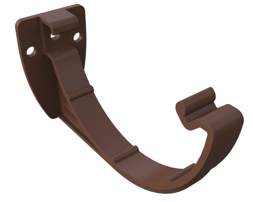 Fascia Bracket Round Brown