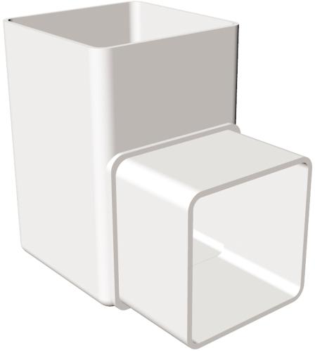 90* Bend Square White