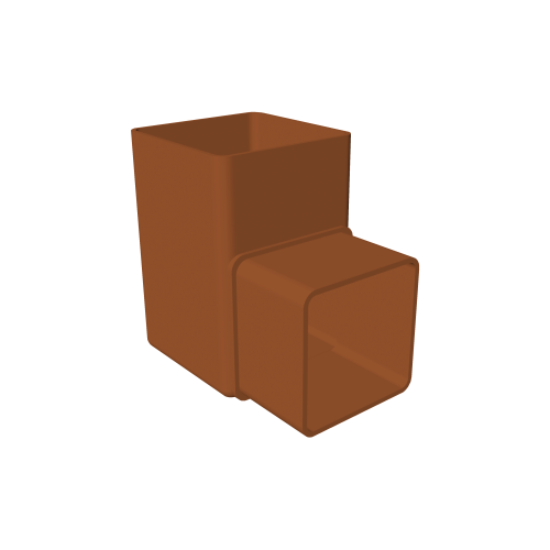 90* Bend Square Caramel