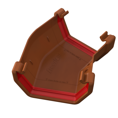 150* Gutter Angle Square Caramel