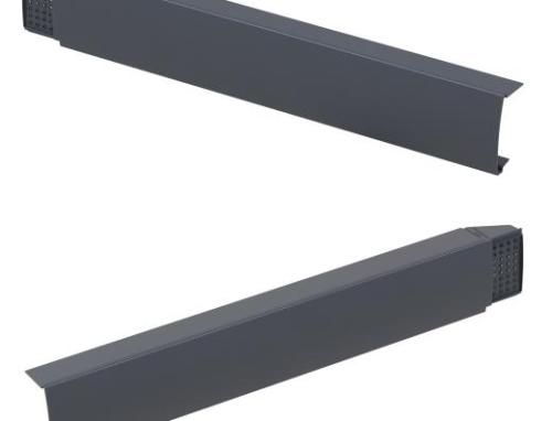 Manthorpe Linear Dry Verge 750mm LEFT Slate Grey