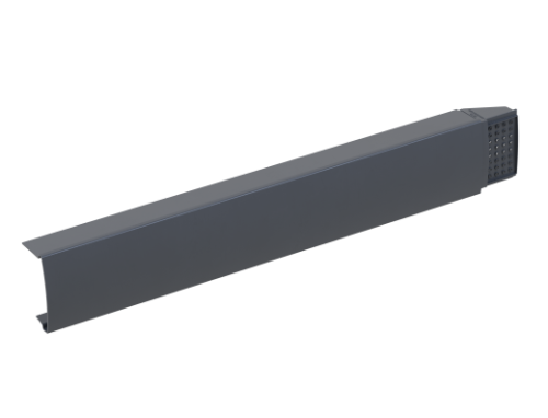 Manthorpe Linear Dry Verge 750mm RIGHT Slate Grey