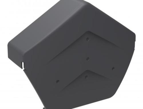 Manthorpe Linear Dry Verge ANGLED Ridge Cap Slate Grey