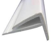 2.5mm Stormclad External F Section Corner Trim - 2.5m