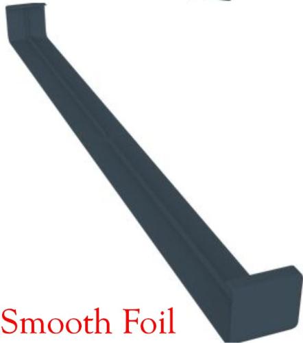 600mm Double Joint Smooth Foil Anthracite Grey RAL 7016