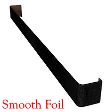  600mm Double Joint Smooth Foil Black RAL 9011
