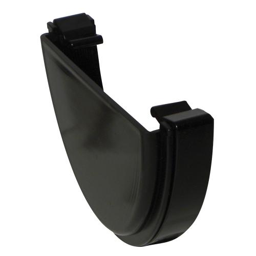 Super Deep External Stop End Gutter 170mm Black