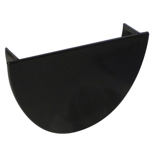 Super Deep Internal Stop End Gutter 170mm Black