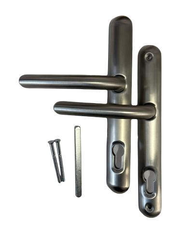 Lever / Lever (211mm Long Backplate) Handles - Stain Steel