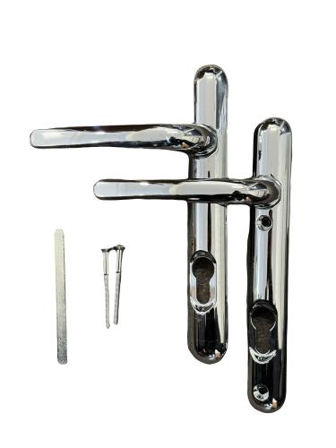 Lever / Lever (122mm Short Backplate) Handles - Chrome