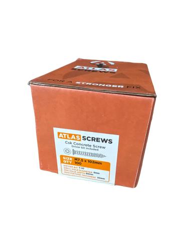 7.5 x 102mm Frame Fixings Box Qty 100