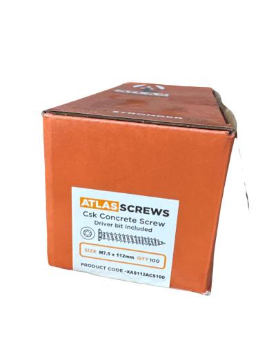 7.5 x 112mm Frame Fixings Box Qty 100