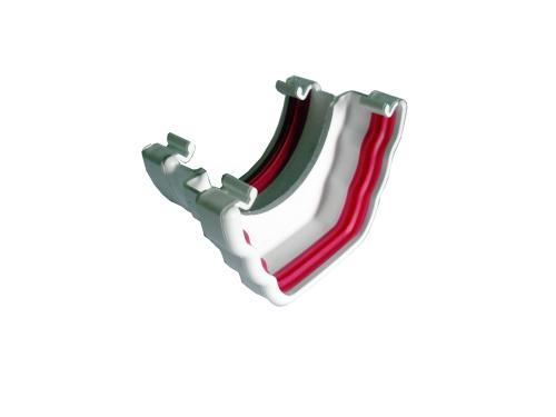 Ogee to Round Adaptor White