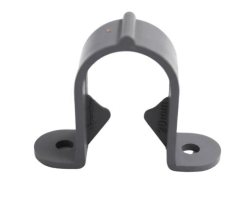 Pipe Clip Overflow Grey