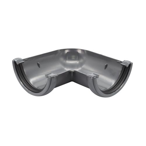 90* Gutter Angle Round Anthracite Grey