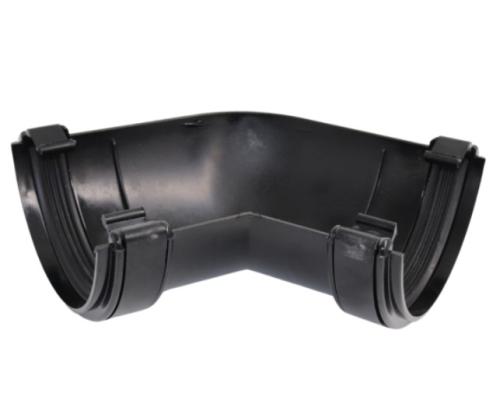 120* Gutter Angle Round Black