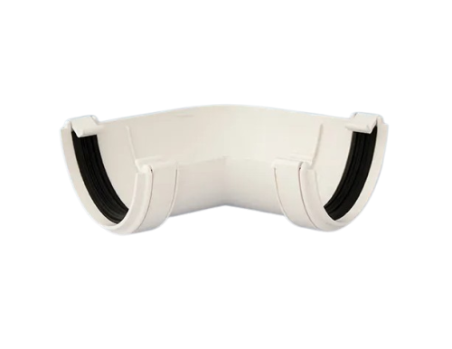 120* Gutter Angle Round White