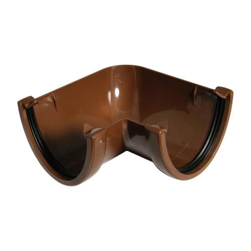 90* Angle Deepflow Gutter Brown