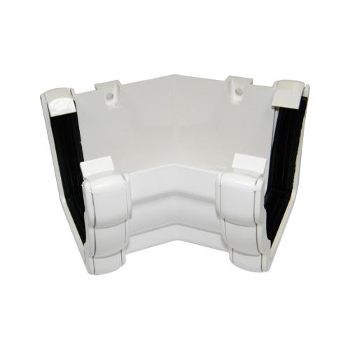 135* INT Gutter Angle Ogee White
