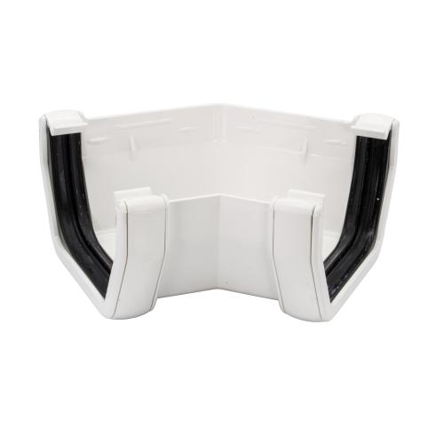 135* Gutter Angle Square White