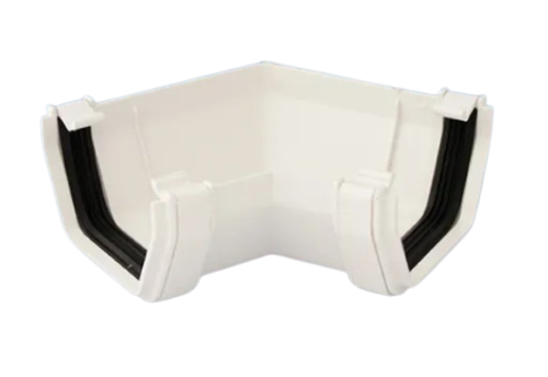 120* Gutter Angle Square White