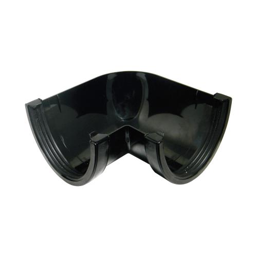 Xtraflo 90* Angle Gutter 6" Black