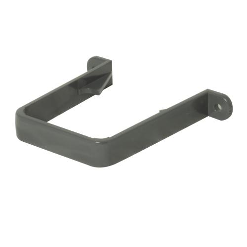 Clips 2 Screw Square Pipe Anthracite Grey