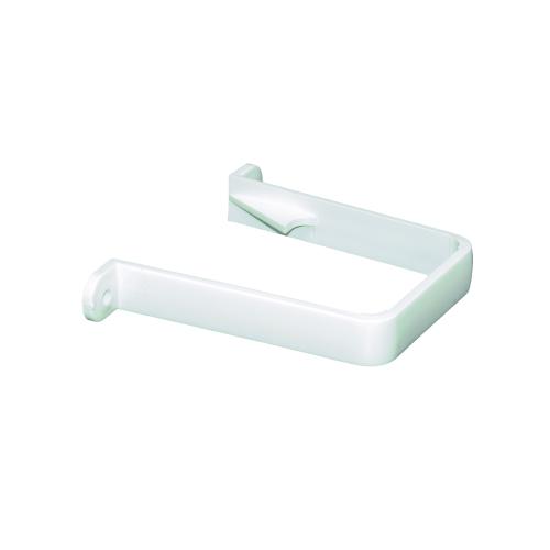 Clips 2 Screw Square Pipe White