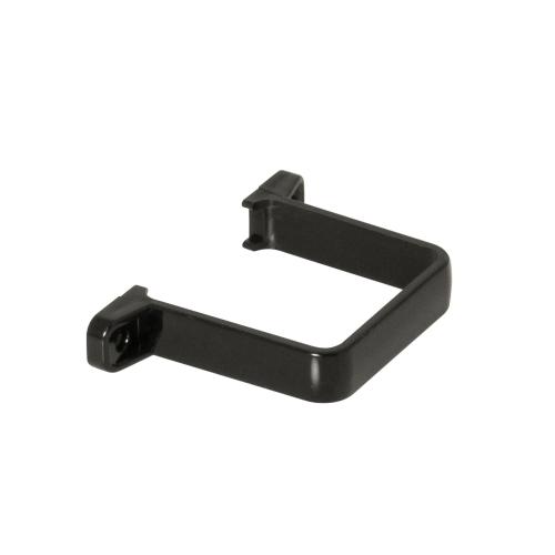 Flush Fit Clips Square Pipe Black