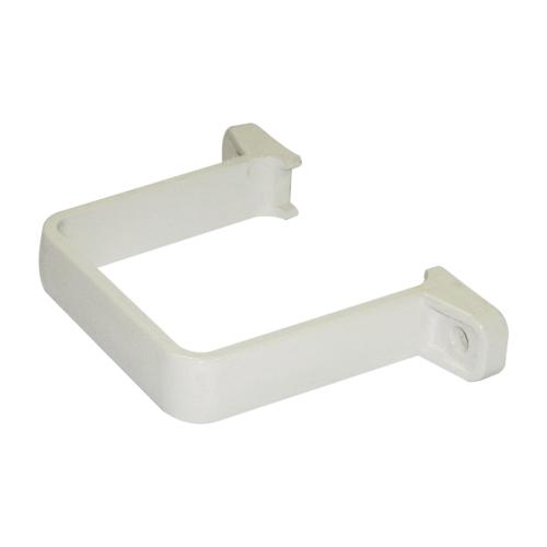 Flush Fit Clips Square Pipe White