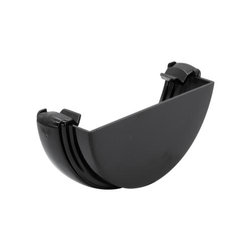 External Stop End Round Black